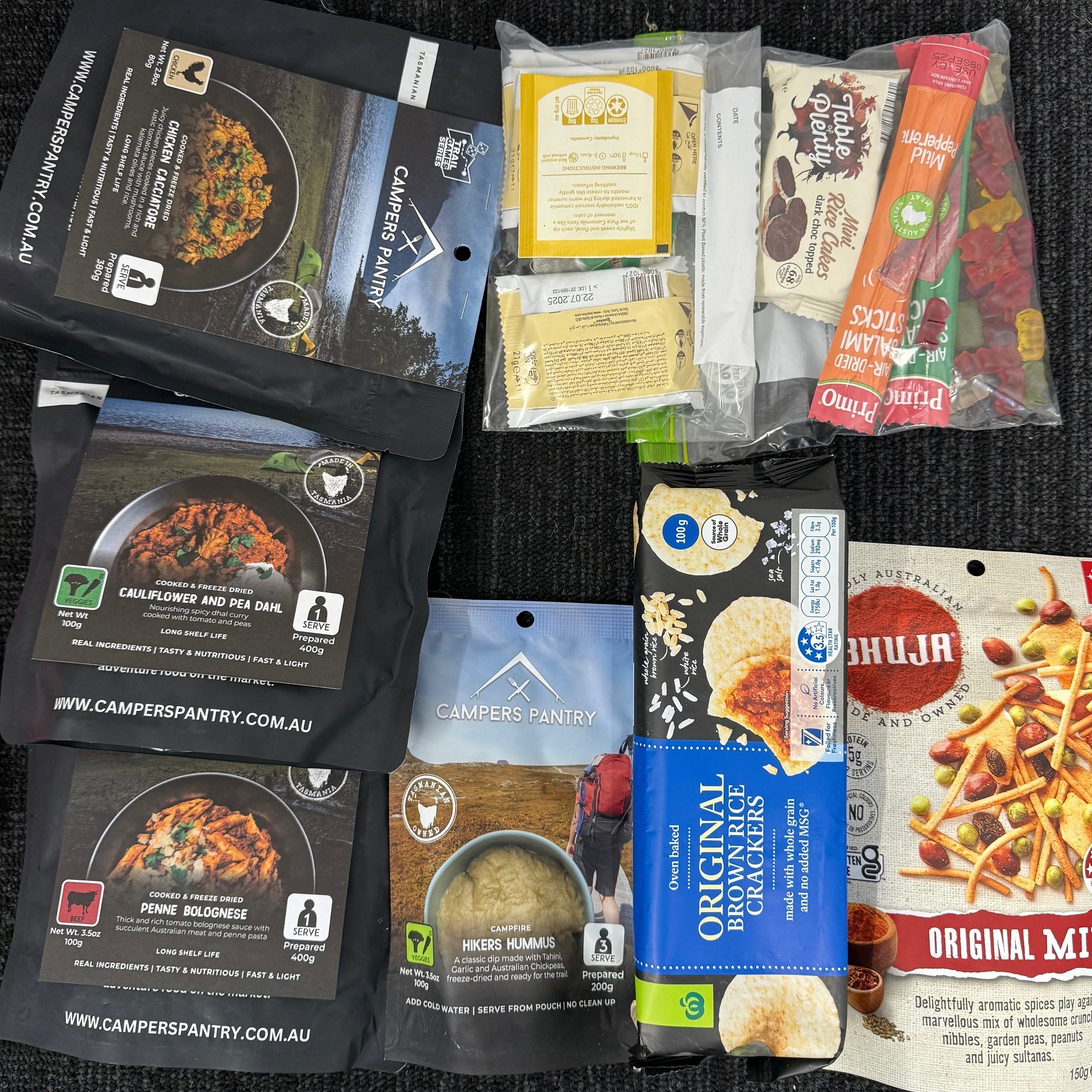 Overland Track Meal Plan for a Family of Three