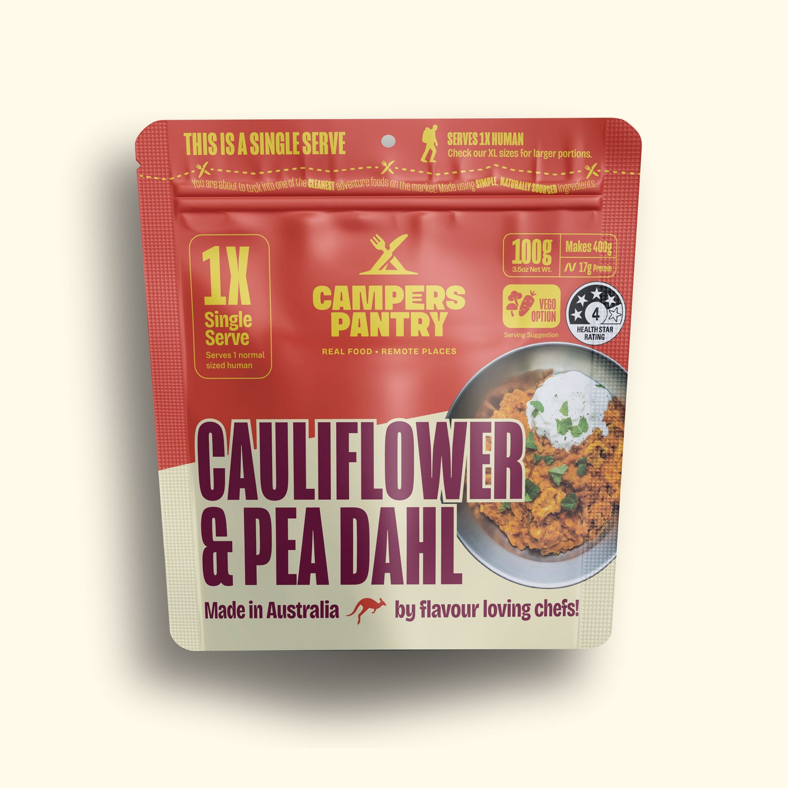 Cauliflower and Pea Dahl
