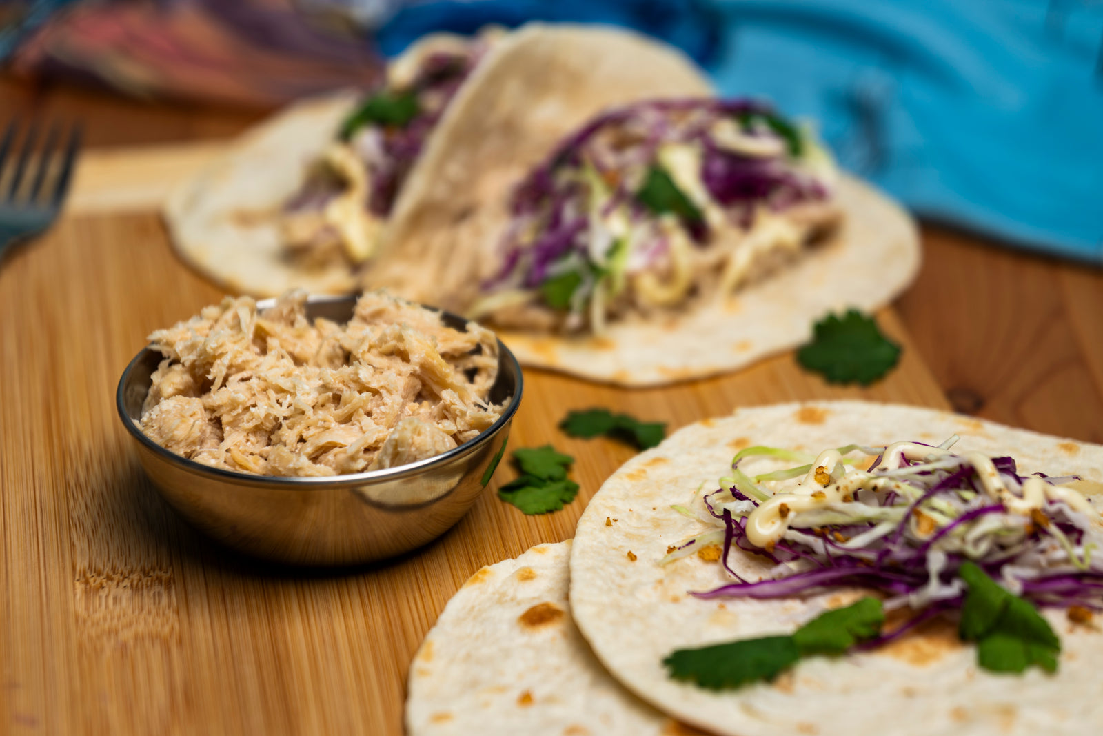 Campers Pantry Slow Cooked Chicken Chunks freeze dried. The perfect option for hiking food on trail to keep your protein up without the weight.