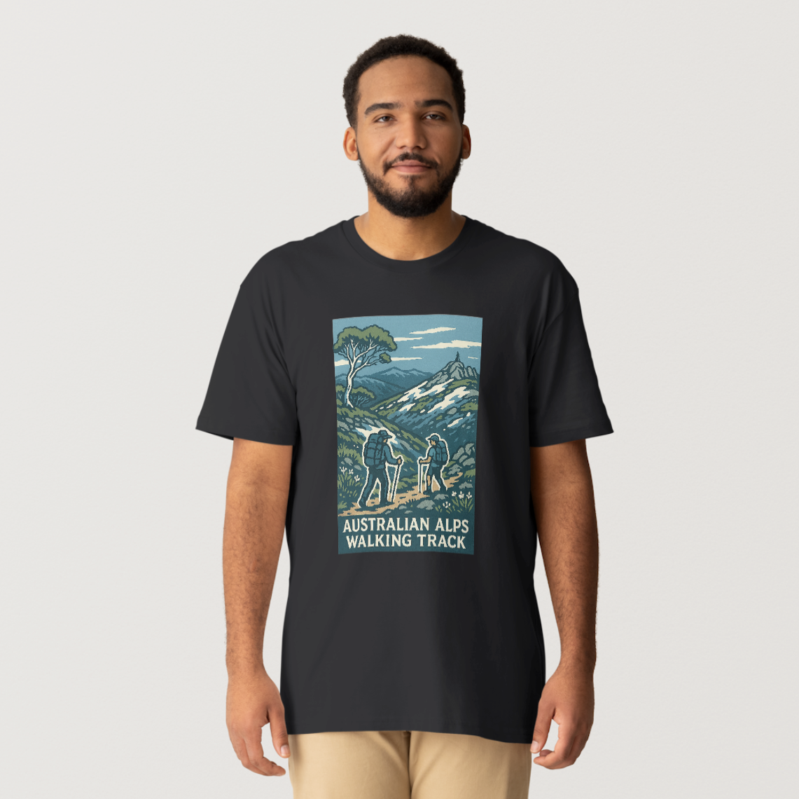 Alps Walking Track Tee Mens