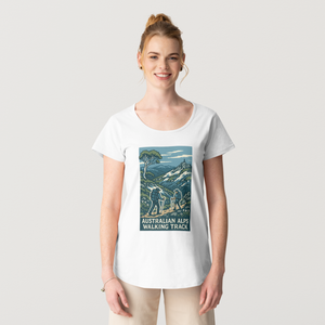 Alps Walking Track Trail Tee Women's