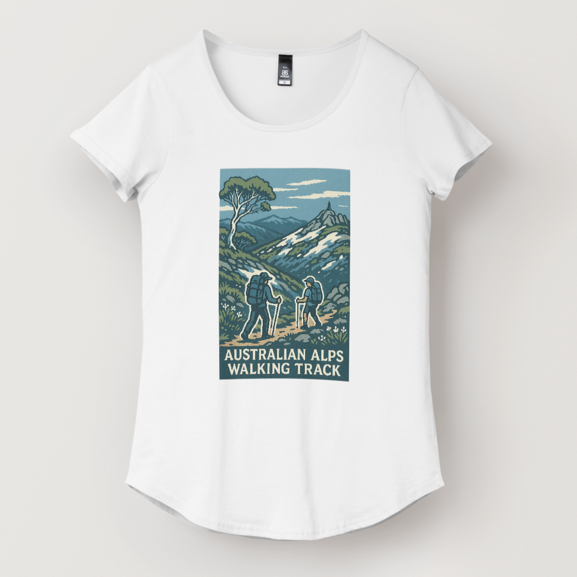 Alps Walking Track Trail Tee Women's
