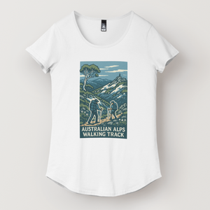 Alps Walking Track Trail Tee Women's