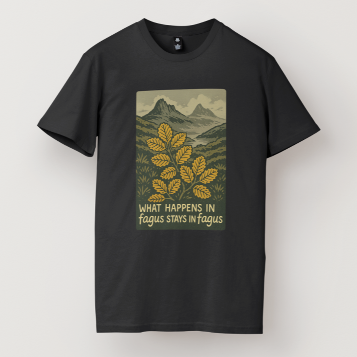 What Happens in Fagus Trail Tee Mens™️