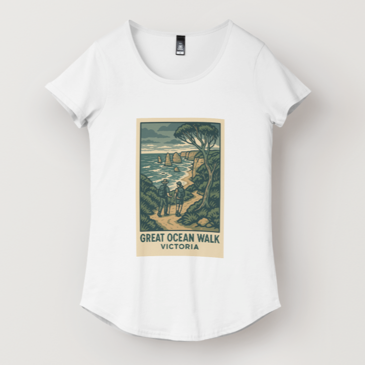 Great Ocean Walk Trail Trail Tee Women's